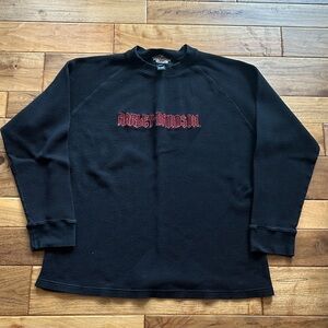 Vtg Harley Davidson thermal long sleeve T